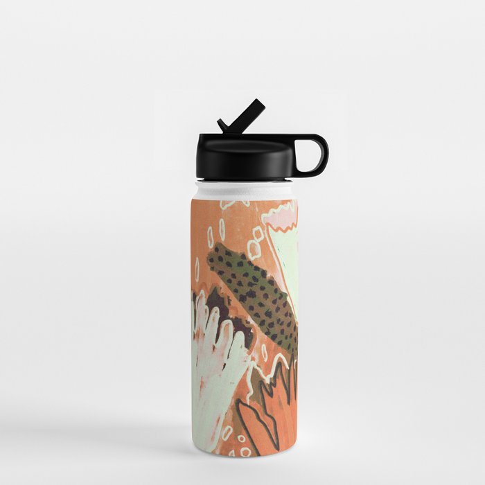 Magic Wildflowers / Orange Water Bottle Gallery Image 1