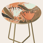 Magic Wildflowers / Orange Side Table Gallery Image 2