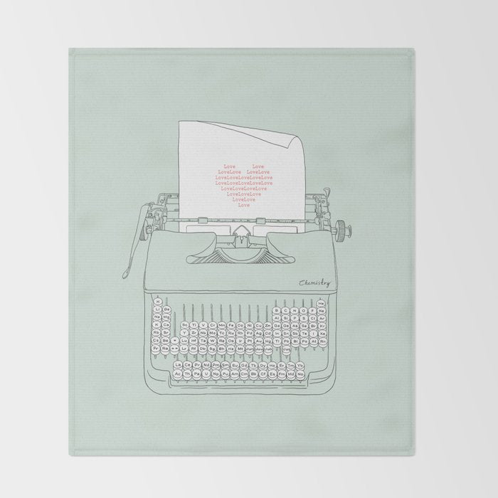 The Chemistry of Love Throw Blanket Gallery Image 2