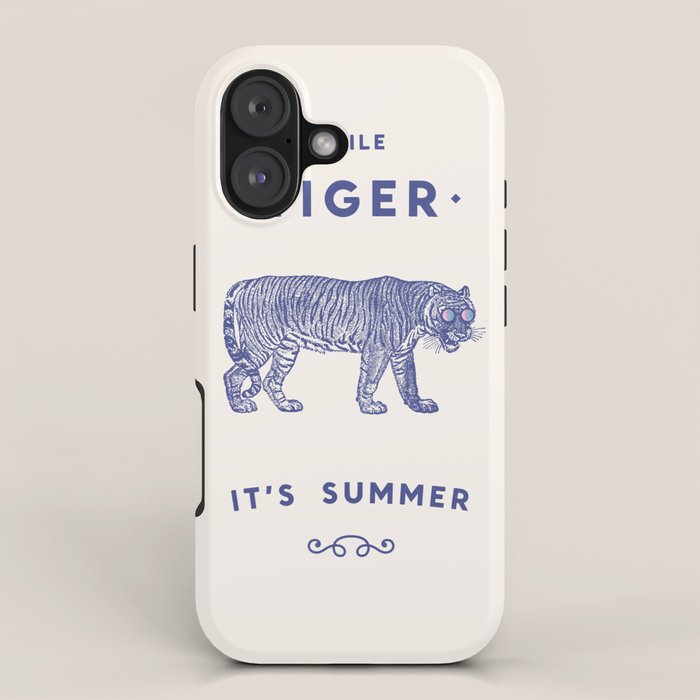 Smile Tiger, it's Summer iPhone Case Gallery Image 1