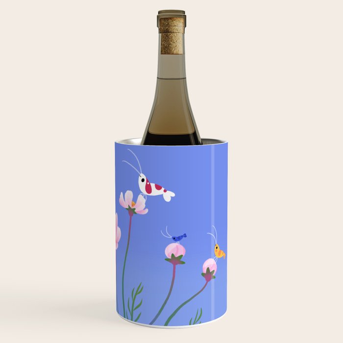 Cosmos and shrimp Wine Chiller Gallery Image 3