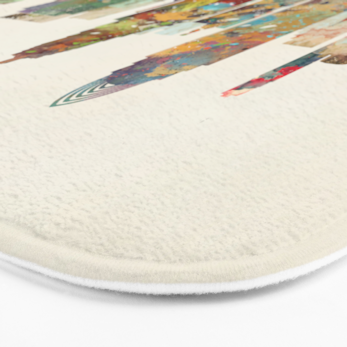 cincinnati skyline Bath Mat Gallery Image 3