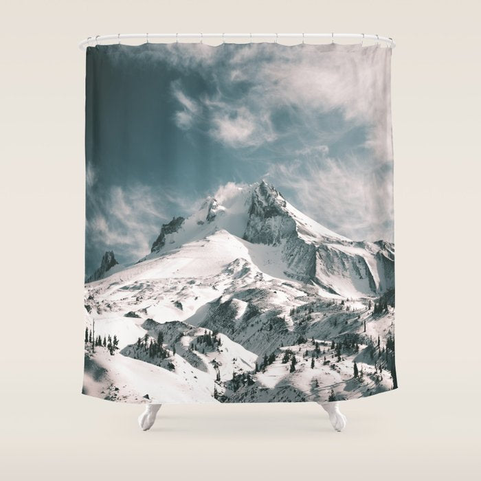 Mount Hood II Shower Curtain Gallery Image 1