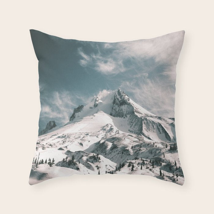 Mount Hood II Throw Pillow Gallery Image 6