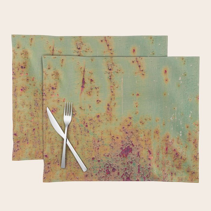 Pretty Green Abstract Texture II Placemat Gallery Image 1