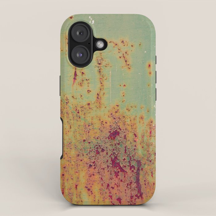 Pretty Green Abstract Texture II iPhone Case Gallery Image 1