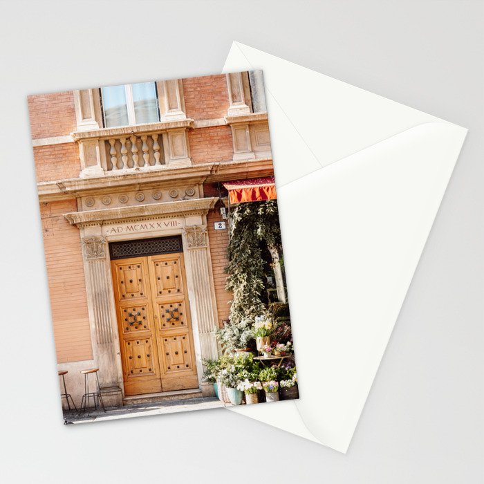The wooden door | Travel photography Bologna Europe  Stationery Card Gallery Image 2