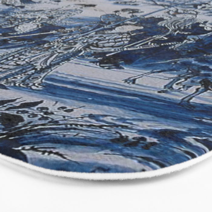 17th Century Delftware Chinoiserie Bath Mat Gallery Image 3