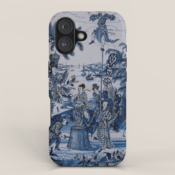 17th Century Delftware Chinoiserie iPhone Case Gallery Image 1