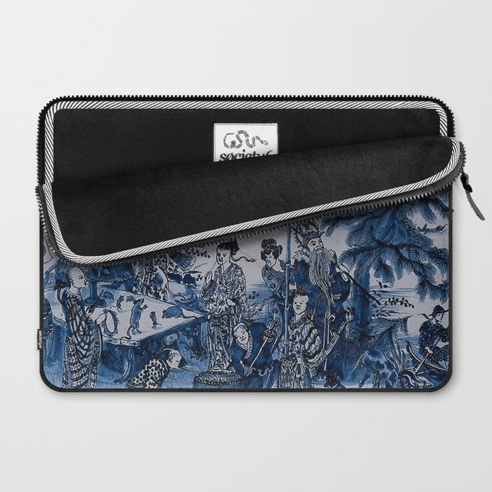 17th Century Delftware Chinoiserie Laptop Sleeve Gallery Image 2