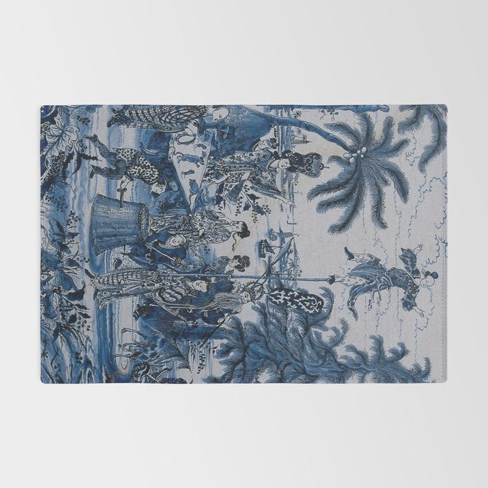 17th Century Delftware Chinoiserie Rug Gallery Image 2