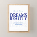 Dreams into Reality Mini Art Print Gallery Image 1