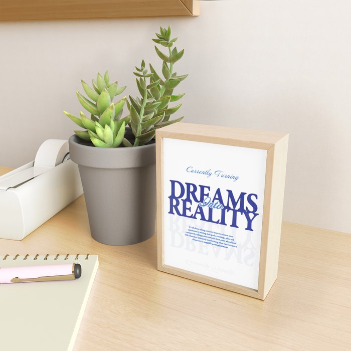 Dreams into Reality Mini Art Print Gallery Image 2