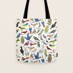 Endangered Birds Around the World Tote Bag Gallery Image 1
