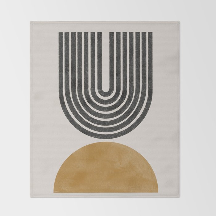 Mid Century Modern Throw Blanket Gallery Image 2