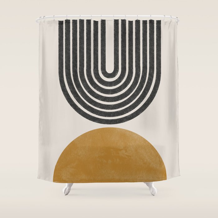 Mid Century Modern Shower Curtain Gallery Image 1