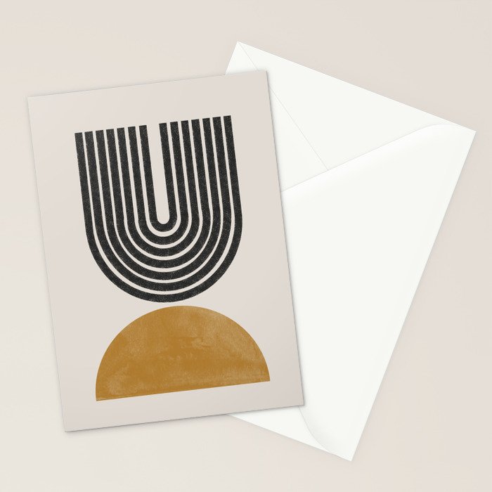 Mid Century Modern Stationery Card Gallery Image 2