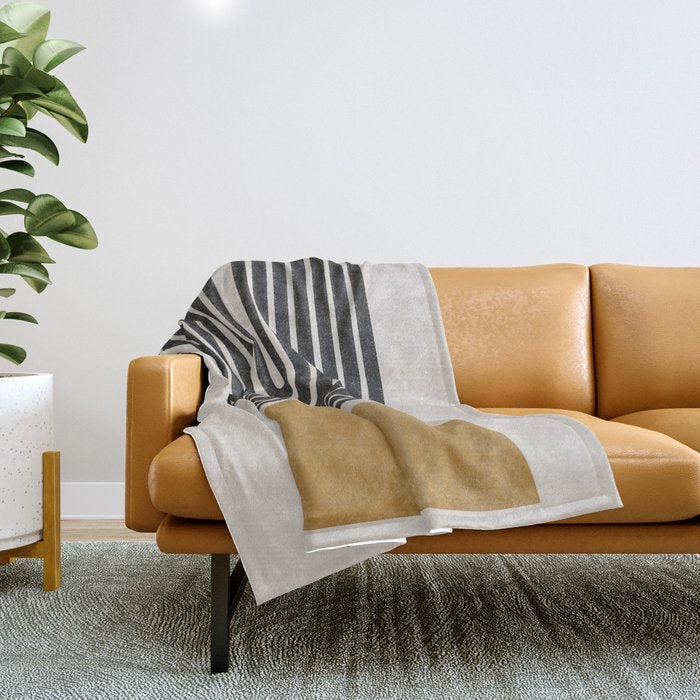 Mid Century Modern Throw Blanket Gallery Image 1