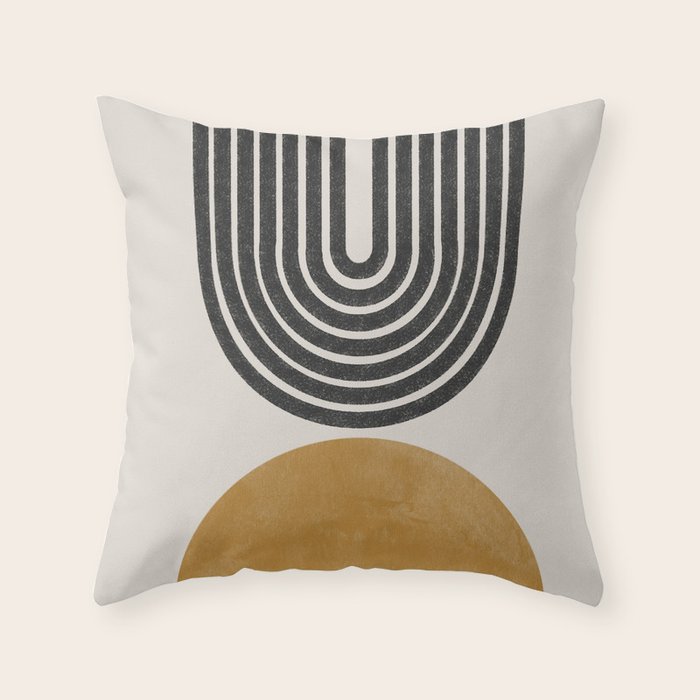 Mid Century Modern Throw Pillow Gallery Image 6
