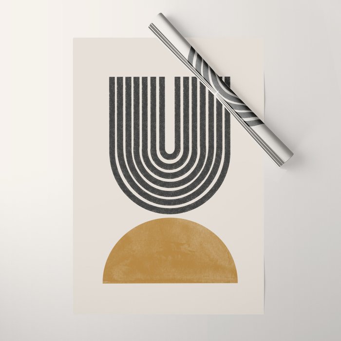 Mid Century Modern Wrapping Paper Gallery Image 1