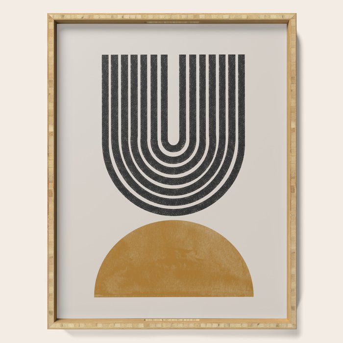 Mid Century Modern Serving Tray Gallery Image 1
