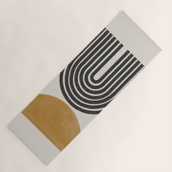 Mid Century Modern Yoga Mat Gallery Image 1