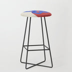 Blue Spiral Eclipse Stool Gallery Image 1