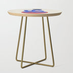 Blue Spiral Eclipse Side Table Gallery Image 1