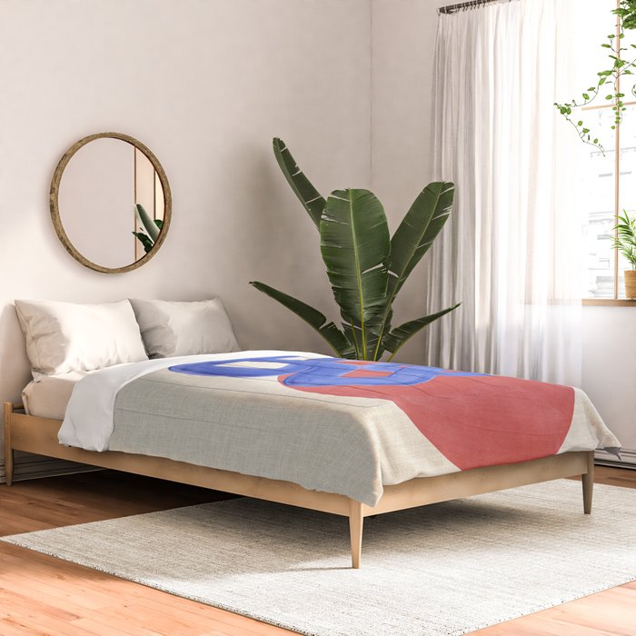 Blue Spiral Eclipse Comforter Gallery Image 2