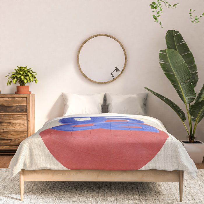 Blue Spiral Eclipse Comforter Gallery Image 3