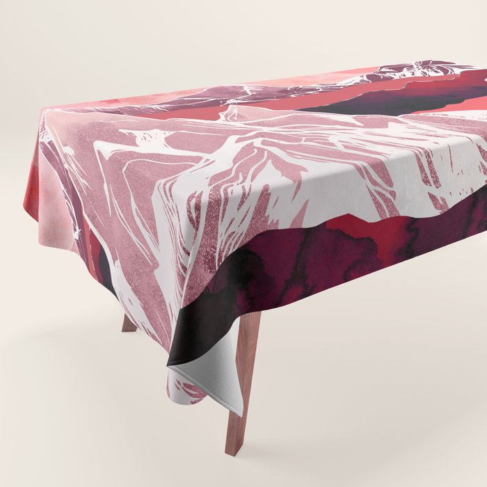 Scarlet Glow Tablecloth Gallery Image 1
