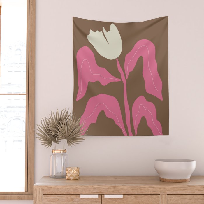 Happy Tulip Wall Tapestry Gallery Image 2