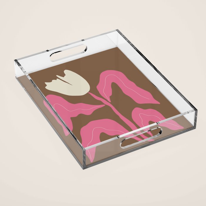Happy Tulip Acrylic Tray Gallery Image 1