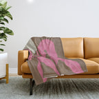 Happy Tulip Throw Blanket Gallery Image 1