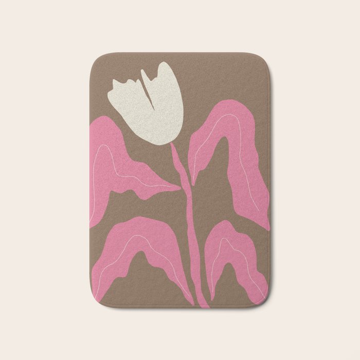 Happy Tulip Bath Mat Gallery Image 1