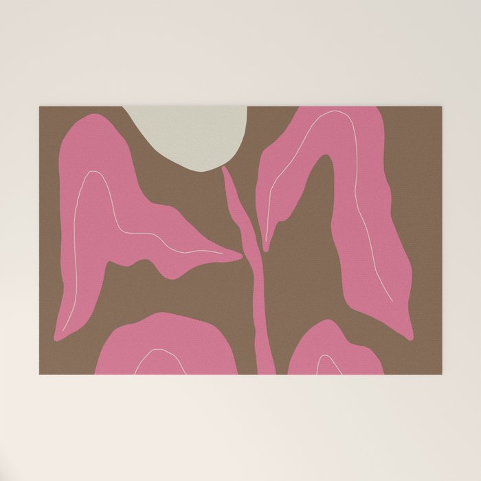 Happy Tulip Welcome Mat Gallery Image 1