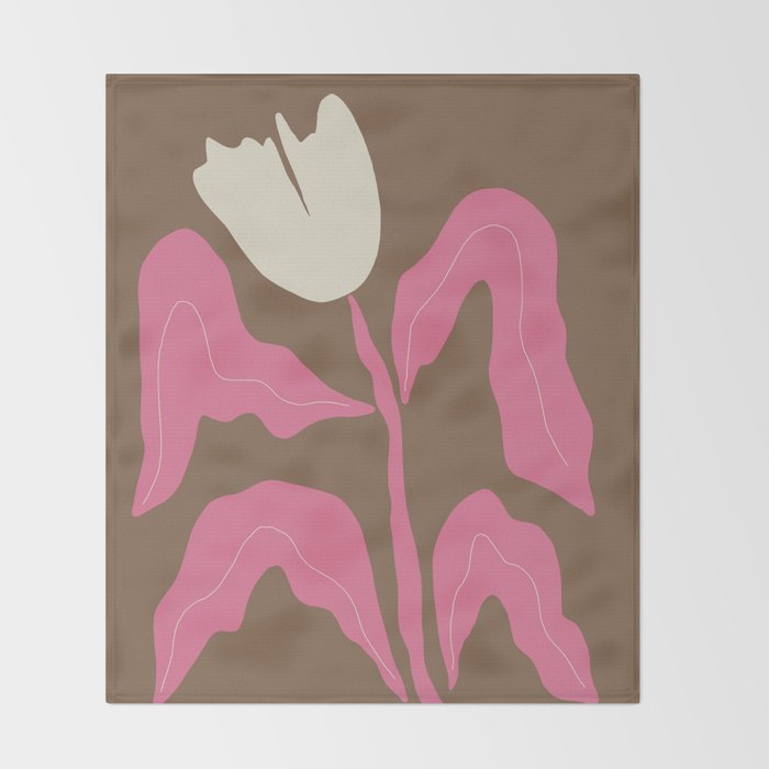 Happy Tulip Throw Blanket Gallery Image 2