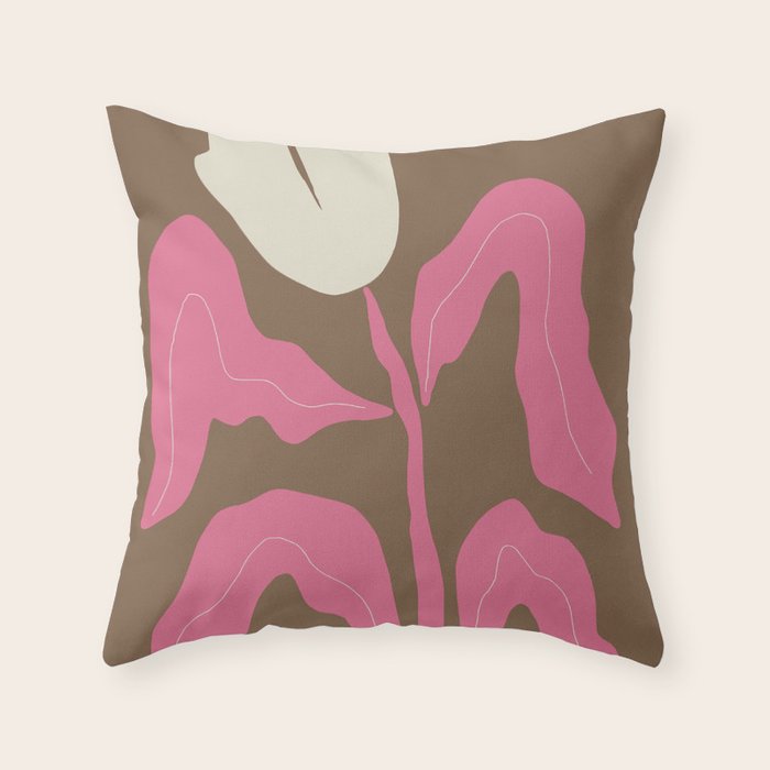 Happy Tulip Throw Pillow Gallery Image 6