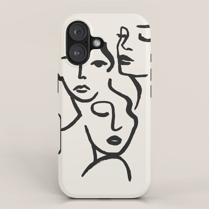 Faces iPhone Case Gallery Image 1