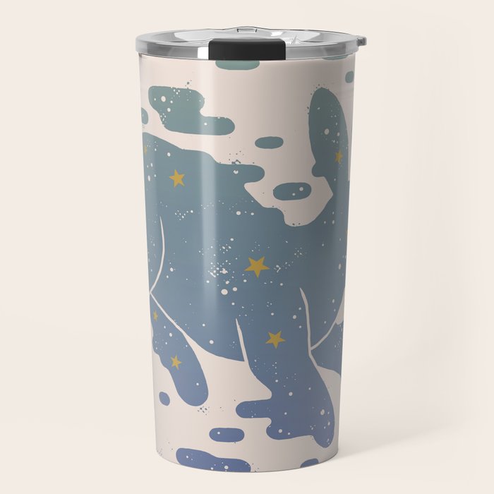 Lepus Constellation: Pastel Travel Mug Gallery Image 1