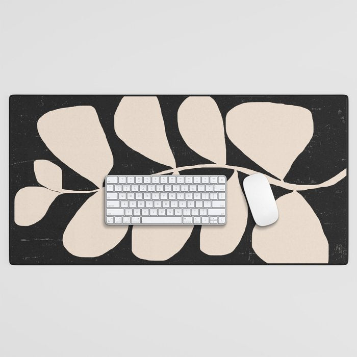 Abstract Minimal -Plant 3/2 Desk Mat Gallery Image 1