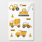 Construction Trucks Cutting Board Gallery Image 1