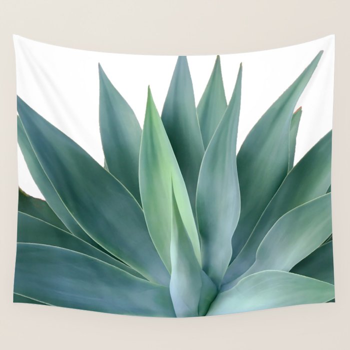 Agave blanco Wall Tapestry Gallery Image 4