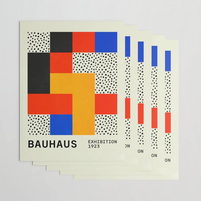 BAUHAUS 01: Exhibition 1923 | Mid Century Series  Wrapping Paper Gallery Image 3