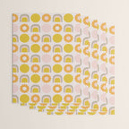Floral Sunshine Rainbow Pattern Wrapping Paper Gallery Image 3