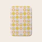 Floral Sunshine Rainbow Pattern Bath Mat Gallery Image 1