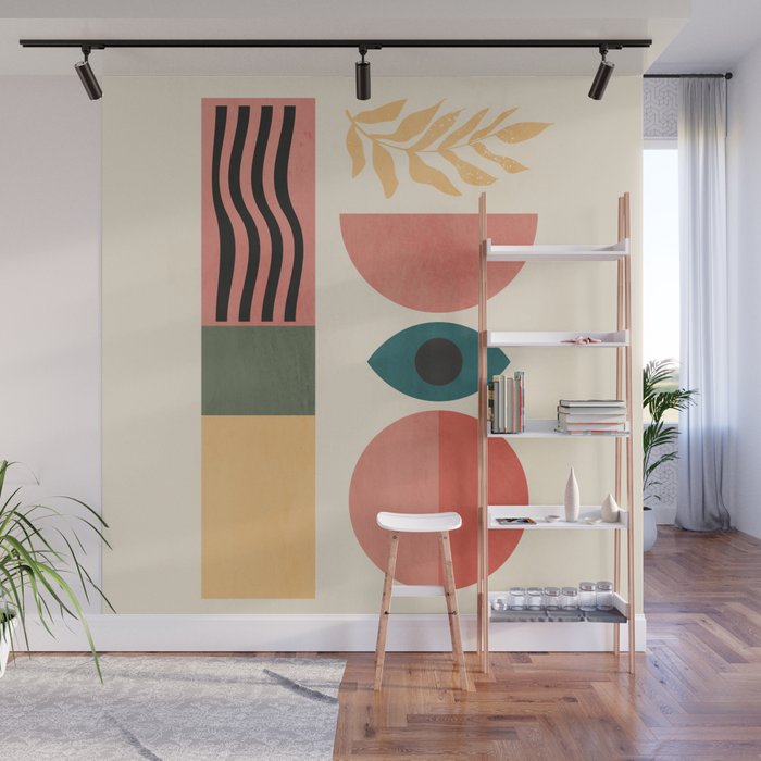 Geometric Shapes 253 Wall Mural Gallery Image 1