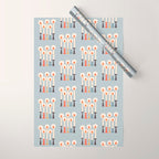 Festive Candles Wrapping Paper Gallery Image 1