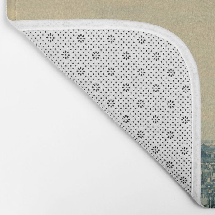 Paris In Blue Bath Mat Gallery Image 2