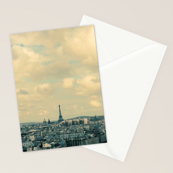 Paris In Blue Stationery Card Gallery Image 2